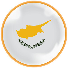 cyprus flag button