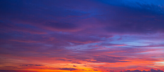 After sunset sky,Clouds at sunset after a summer storm,Beautiful dramatic scenic after sunset sky background after sunset