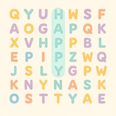 Word Search Puzzle &ldquo;TRAIN&rdquo;