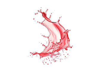 Dynamic Red Liquid Splash

