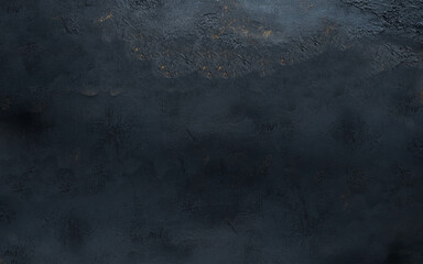 Rustic black slate stone background. Textured dark surface.