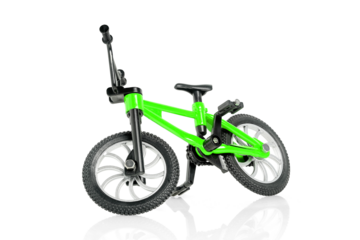toy bmx bike isolated