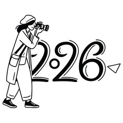 Modern Photography Number Logo 2026