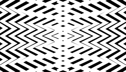 Black and white abstract geometric pattern with sharp shape for sporty and modern background. Fully editable vector element. Vector Format Illustration 