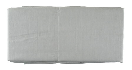 New color pillowcase folded isolated on white, clipping path