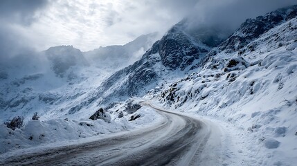 road in the mountains