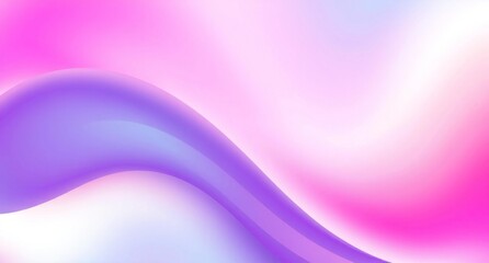 Fototapeta premium Abstract flowing pastel gradient background with pink and purple hues