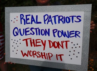 Real Patriots Question Power