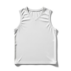 Plain white sleeveless tank top apparel mockup