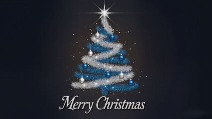 abstract christmas tree