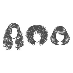 Diverse Women's Hairstyles Collection