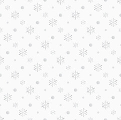 Holiday seamless pattern. Christmas icon ornament. Winter decorative texture