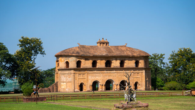 Rang Ghar a two-story amphitheater in Sivasagar Assam built during the Ahom era 2