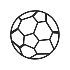 Fototapeta premium soccer ball isolated on white background