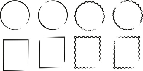 Zestaw ramek. © EmBer_graphic