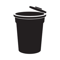 delete icon. trash can icon. trash bin icon. recycle bin. delete icon for app. ui and website. vector illustration