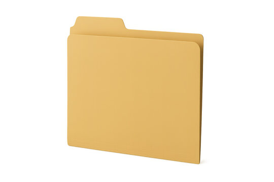 Folder icon representing archiving documents, organizing files, and storing business data. Isolated on transparent background