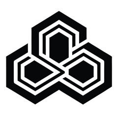 Interlocking Hexagon Pattern