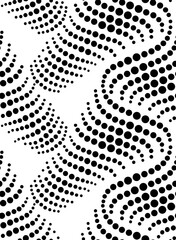 abstract dotted seamless pattern in minimalist style textile design with halftone background 