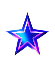 3d star icon, ai generated 