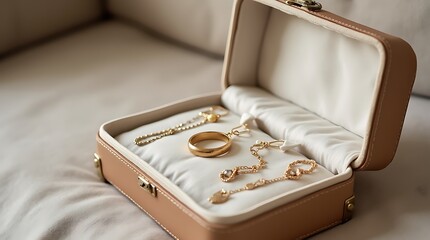 jewelry box with jewelry