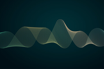 Abstract Digital Soundwave Background. Abstract futuristic wave background .
