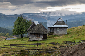 rural Romania Maguri village in Apuseni mountains