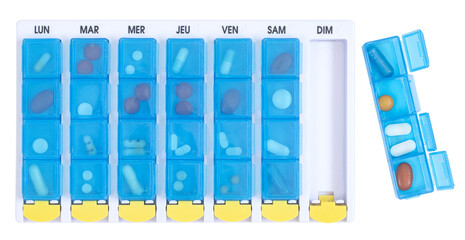Pilulier pour médicament pour une semaine