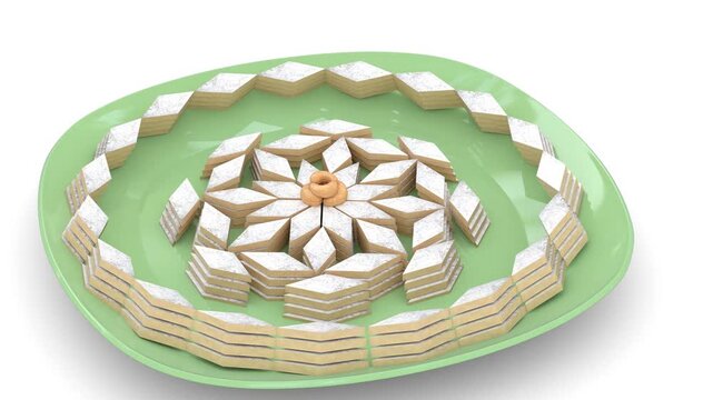 Kaju katli - Indian sweet dish