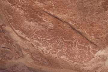 Pre Spanish Petroglyph of Yerbas Buenas, Chile
