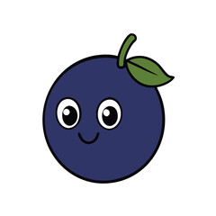 Huckleberry Small Dark Sweet Innocent Look Illustration
