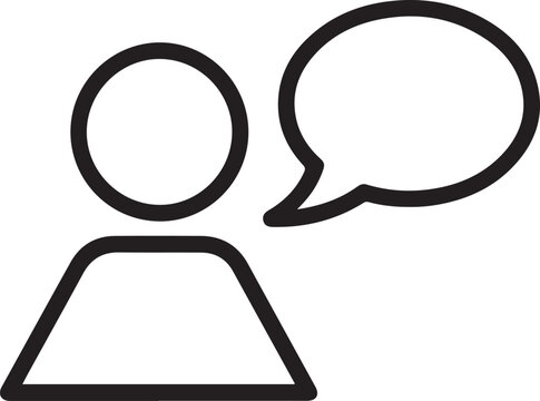 Speech bubble icon with chat and communication symbols vector illustration