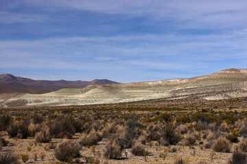 The stunning panorama of Las Vicunas Natural Reserve, Chile