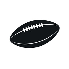 rugby silhouette on white background.