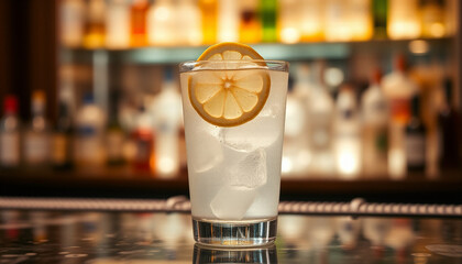 bartender pouring cocktail