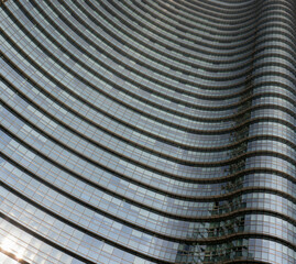 Architecture details Modern Building Glass facade Business background