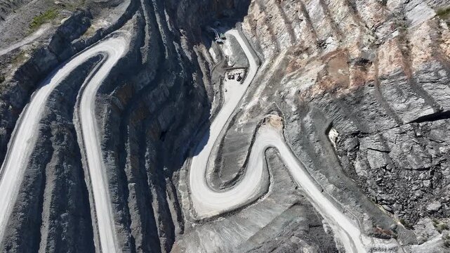 Open Pit Mine In Northern Ontario Canada