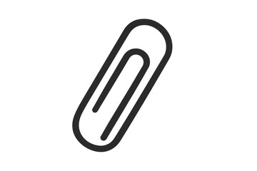 Obraz premium Paperclip icon representing office supplies, attachment, organization, communication, and business document management