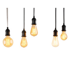 christmas light on transparent background 