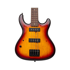 Cutout of an isolated Squier by Fender bass guitar with the transparent png 