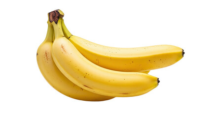 Close-up of ripe bananas in a bunch against a black backdrop