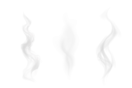 Semi-Transparent Wispy Smoke PNG Set, Vertical Floating Steam Overlay Effects, Realistic Light Smoke/Scent Mist Pack