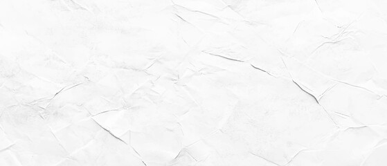 White paper texture background. Crumpled white paper. Old white paper texture. The texture of white paper is crumpled. Background for various purposes.