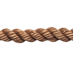 Line rope isolated on transparent background