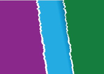 torn paper vector illustration