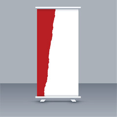 Vector banner illustration design concept for a blank paper web element frame