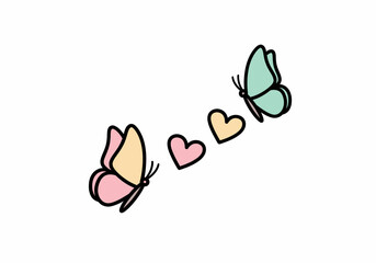 Butterflies and Hearts: A Symbol of Love and Transformation.