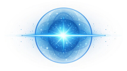 abstract blue background with bubbles