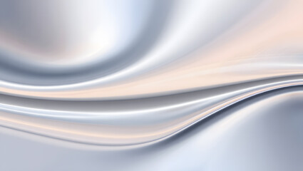 Obraz premium Abstract silver background with smooth lines and soft light, creating a luxurious and elegant feel