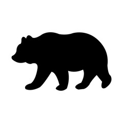 brown bear silhouette